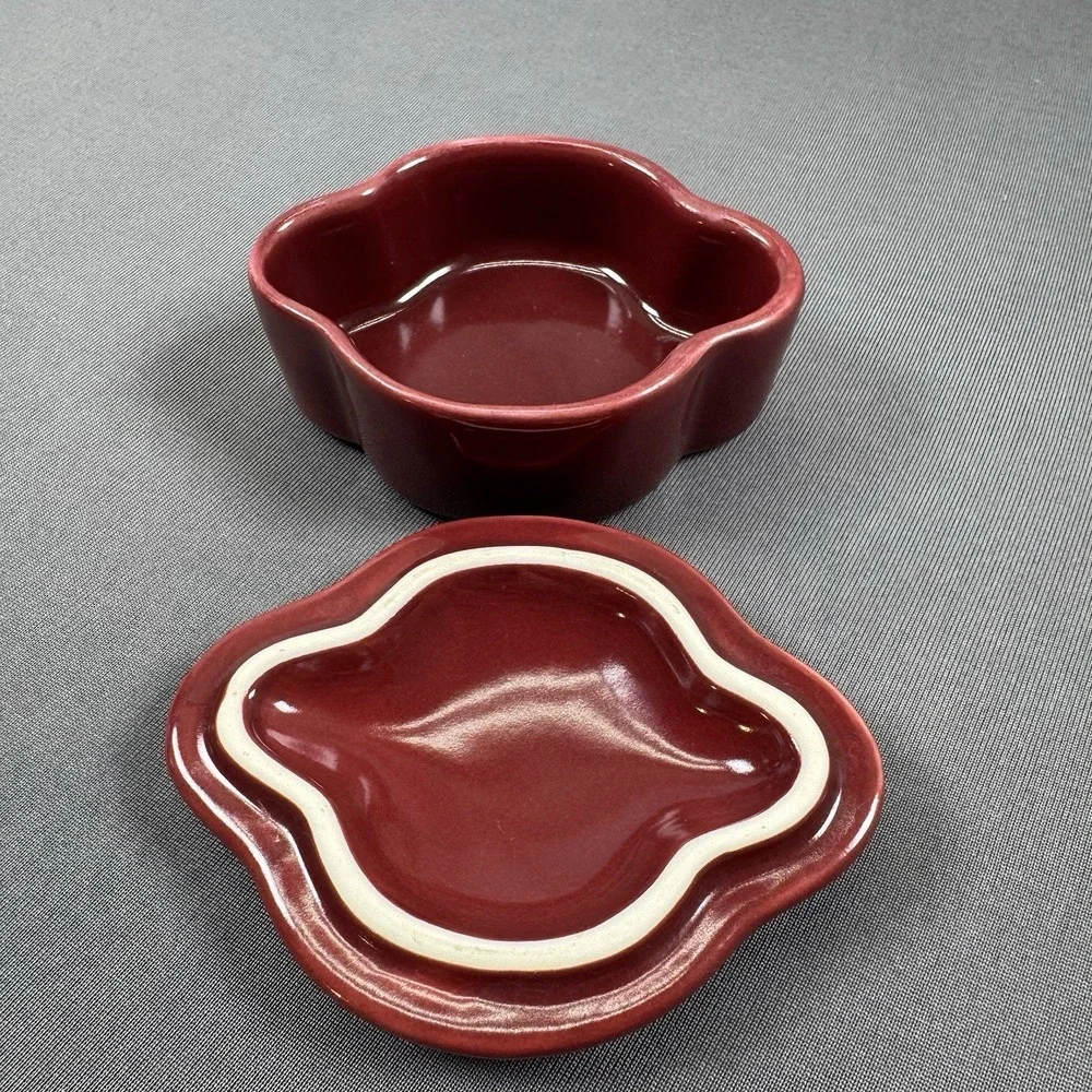 Vintage Imari Elegant Treasures Ceramic Trinket Box Avon Gift Set‎ Trinket Box